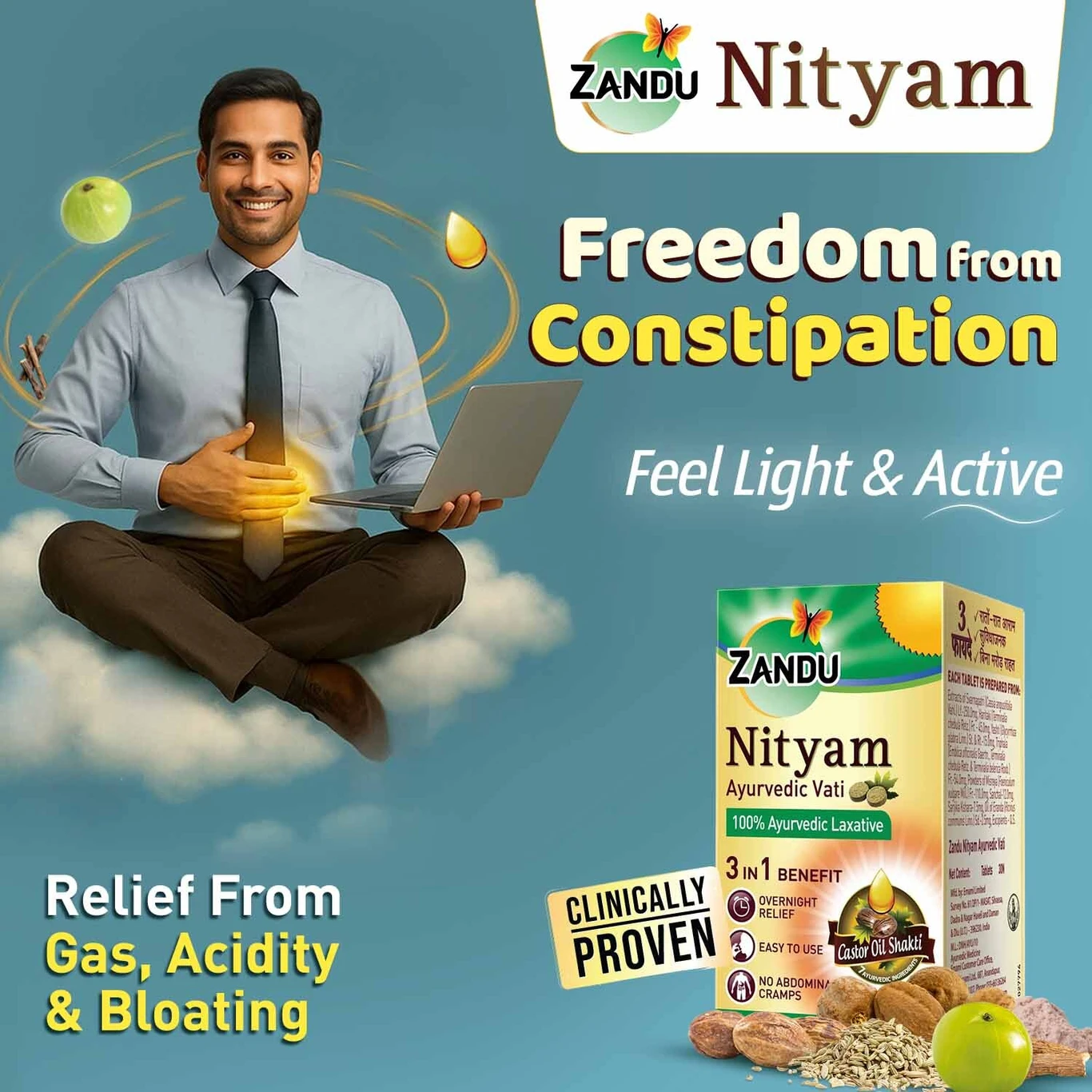 Zandu Nityam 30TAB(pack of 3)