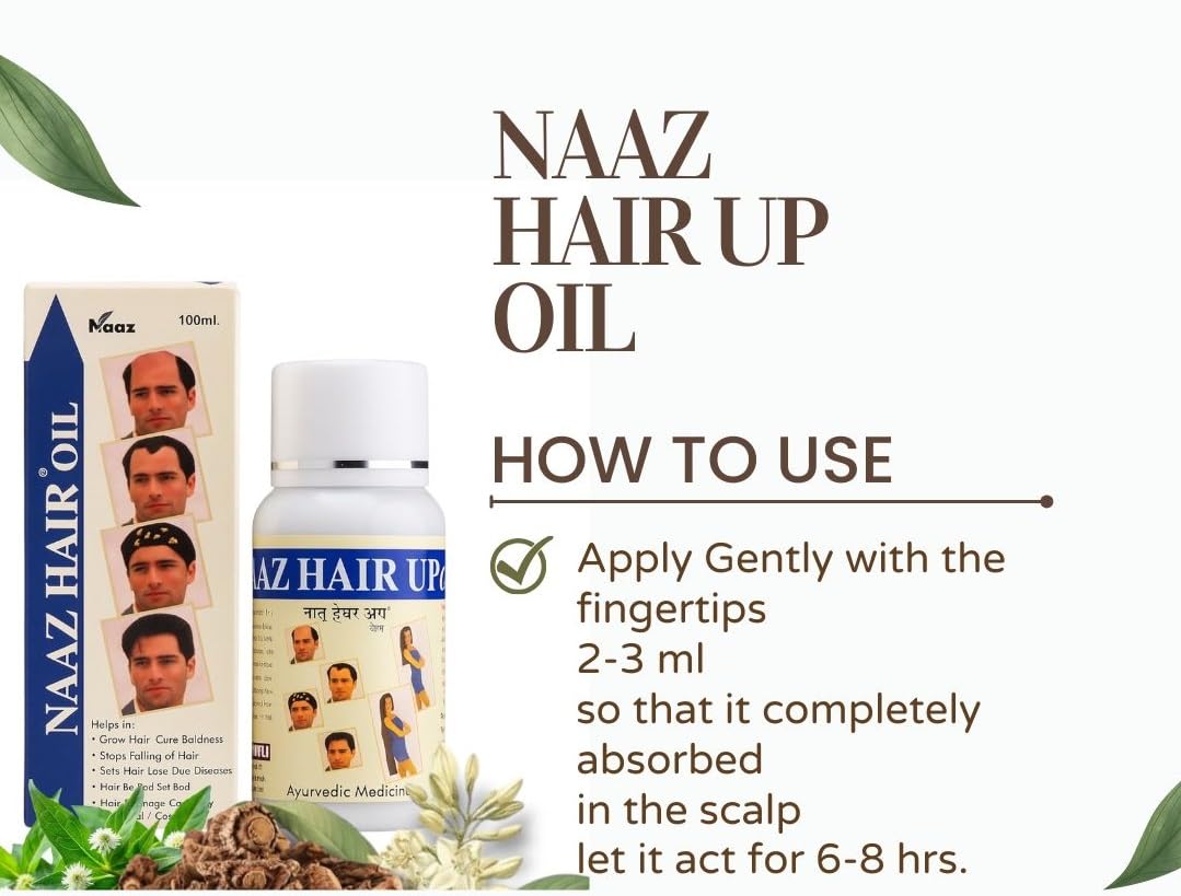 Naaz Healthcare Hair UP Hair Oil Pack of -2 (200 ml)