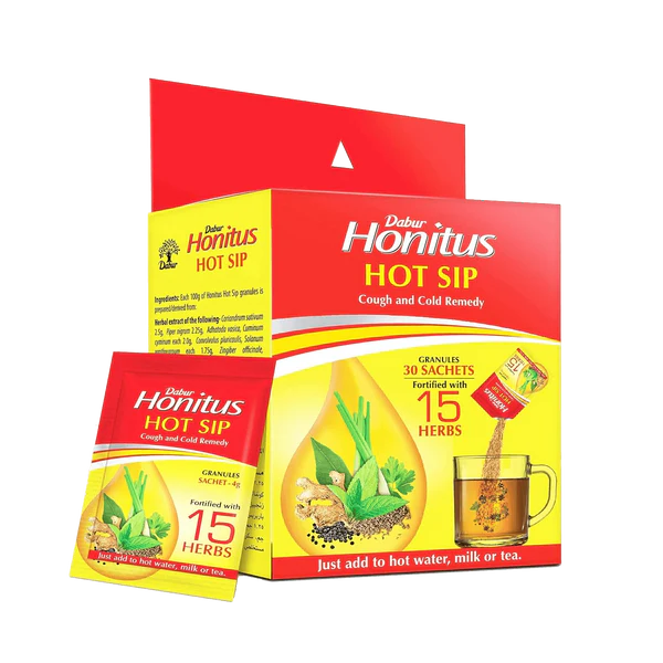 Dabur Honitus Hot Sip - Pack of 30 Sachets