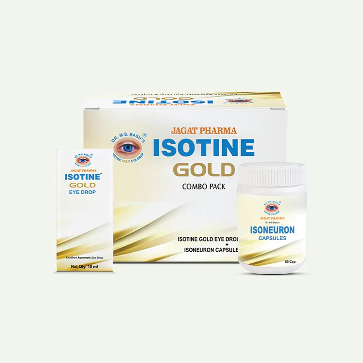 Isotine Gold Eye Drops- Empowering Vision's Strength