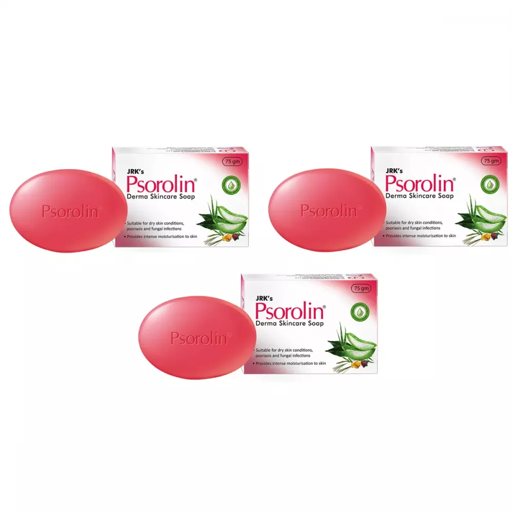 Psorolin Derma Skincare Soap pack of 3