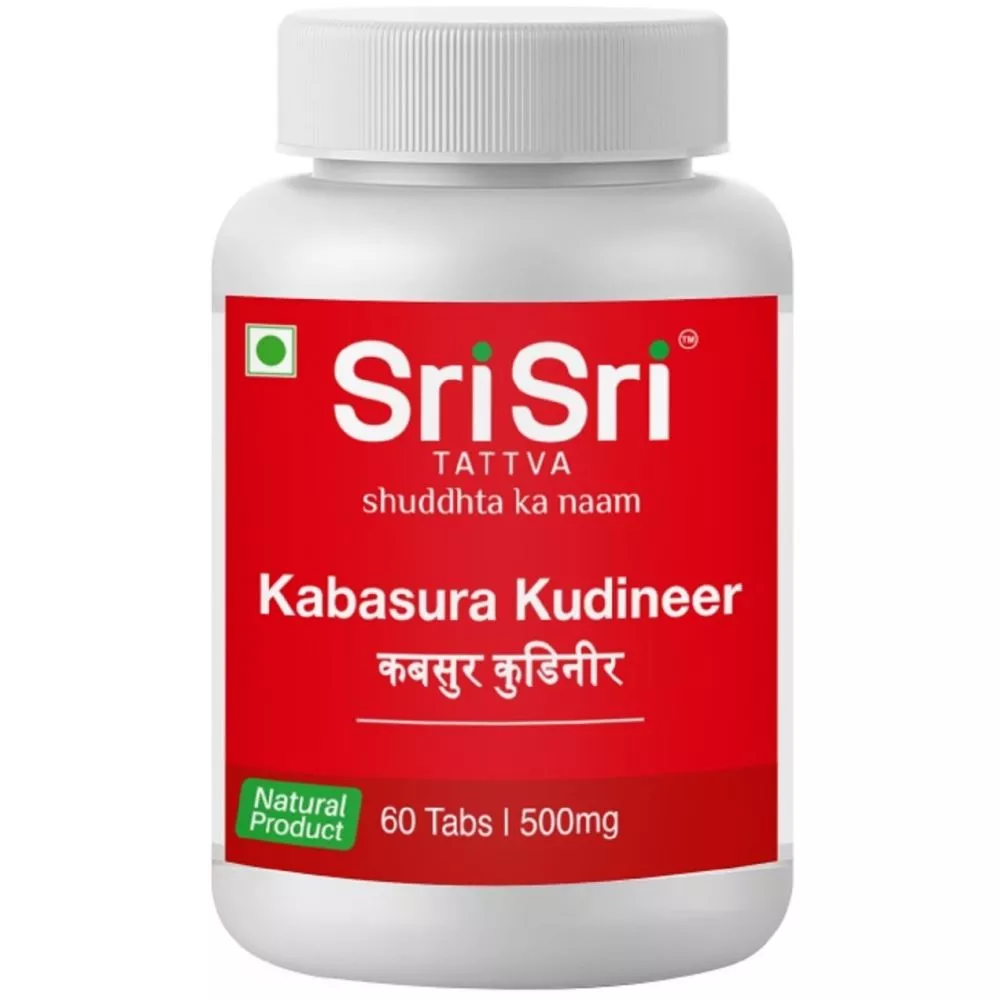 Sri Sri Tattva Kabasura Kudineer 500mg 60 Tab Pack of 4