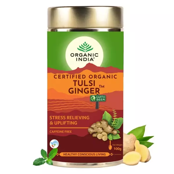 Organic India Tulsi Ginger pack of 2