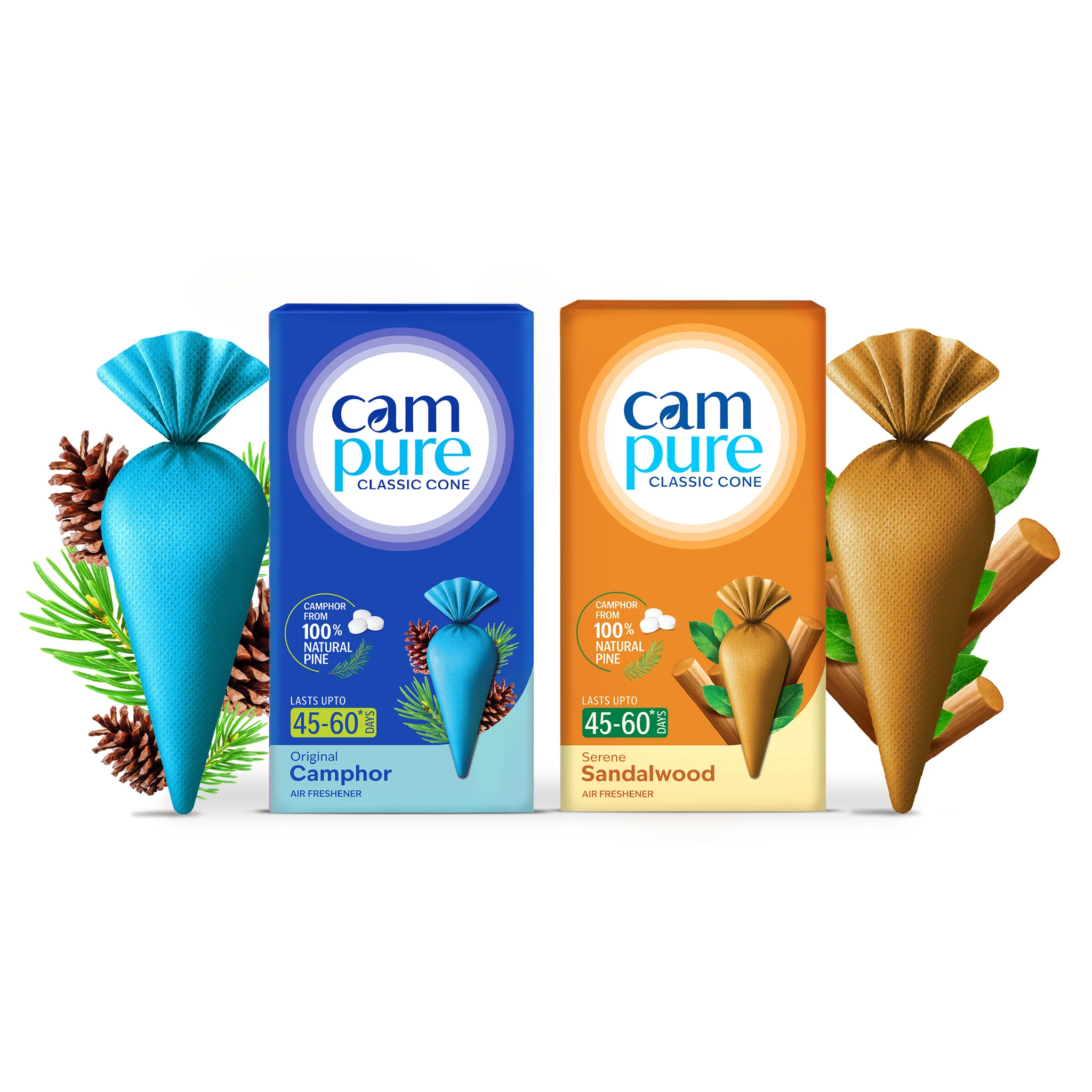Camphor Cone (Sandalwood, 60 gm)