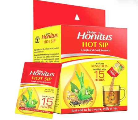 Dabur Honitus Hot Sip - Pack of 30 Sachets