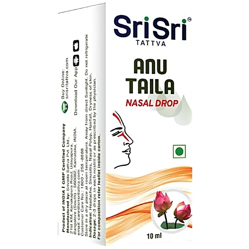 Sri Sri Tattva Anu taila 10 ml Pack of 4