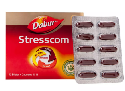 Dabur Stresscom - 10 capsules *12 strips