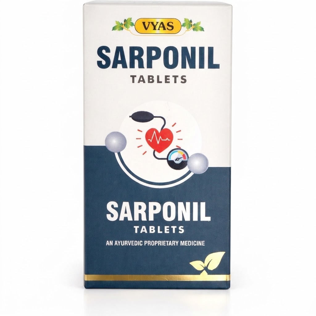 VYAS SARPONIL TABLET - 100 TABLETS (PACK OF 2)