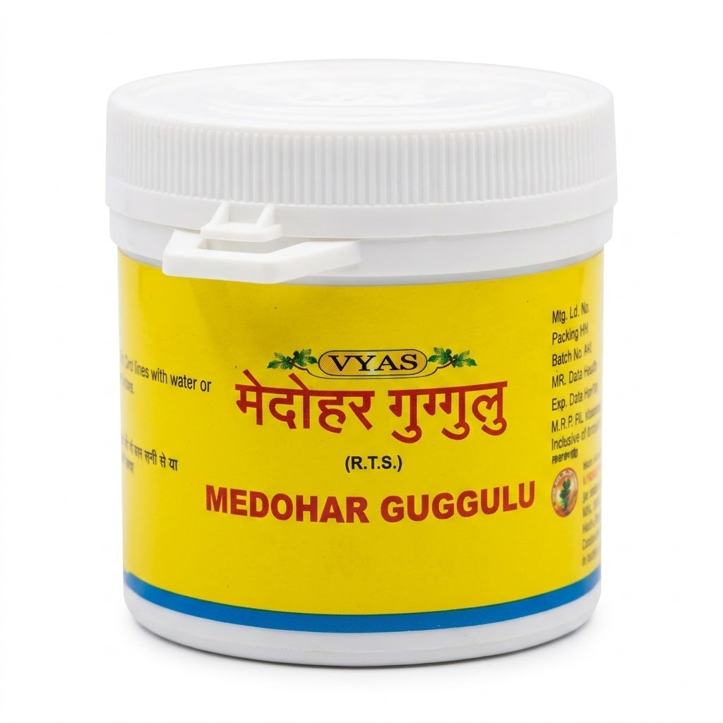 Vyas Medohar Guggulu Tablets-100Tabs ( pack of 3 )