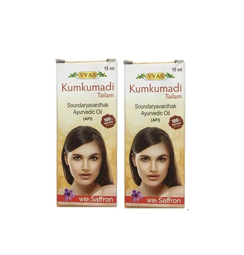 Vyas Kumkumadi Tailam15ml pack of 2