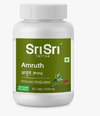 Sri Sri Tattva Amruth (Giloy) 500mg Table pack of 3