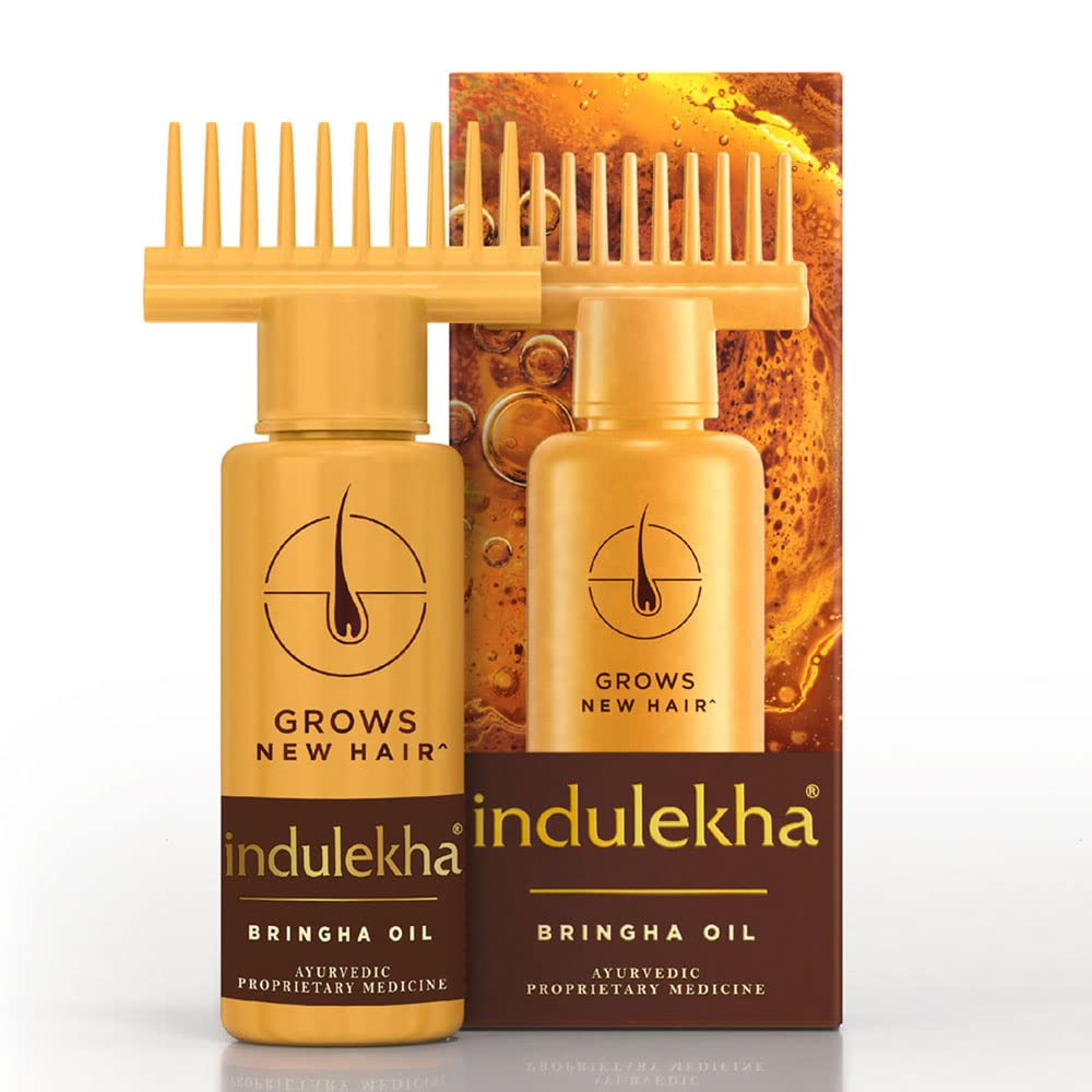 Indulekha Bringha Oil Reduces Hair Fall and Grows New Hair Oil 100 ml