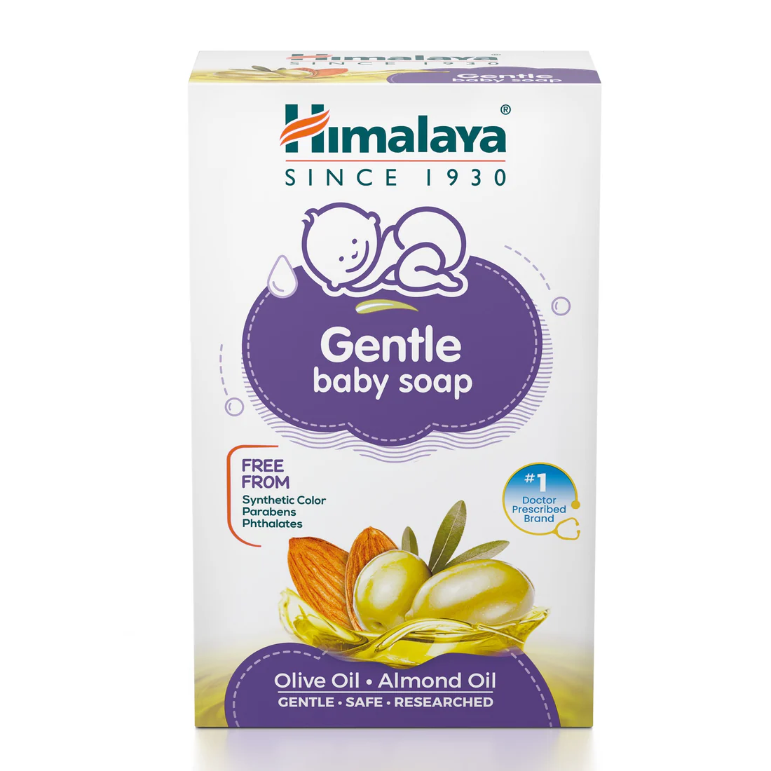 Himalaya Gentle Baby Soap 75g (Pack Of 4)
